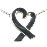 ティファニー ラビングハート ネックレス SV925 シルバー レディース TIFFANY&Co. 【中古】